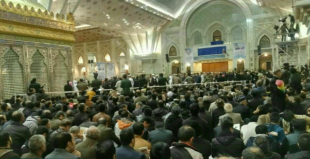 اقامه نماز بر پیکر آیت الله هاشمی رفسنجانی در دانشگاه تهران به پایان رسید/وداع رهبر معظم انقلاب با یار دیرین/آغاز تشییع پیکر اقامه نماز بر پیکر آیت الله هاشمی رفسنجانی در دانشگاه تهران به پایان رسید/وداع رهبر معظم انقلاب با یار دیرین/آغاز تشییع پیکر