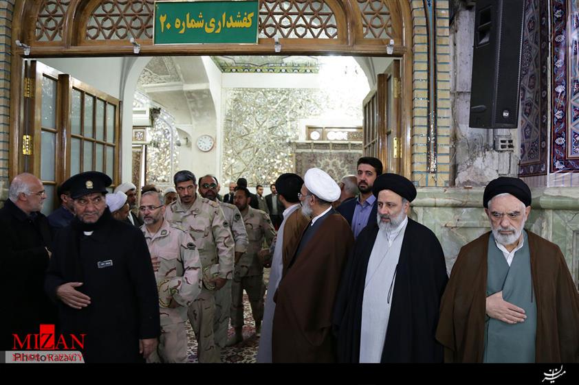 مراسم ترحیم آیت الله هاشمی در مشهد
