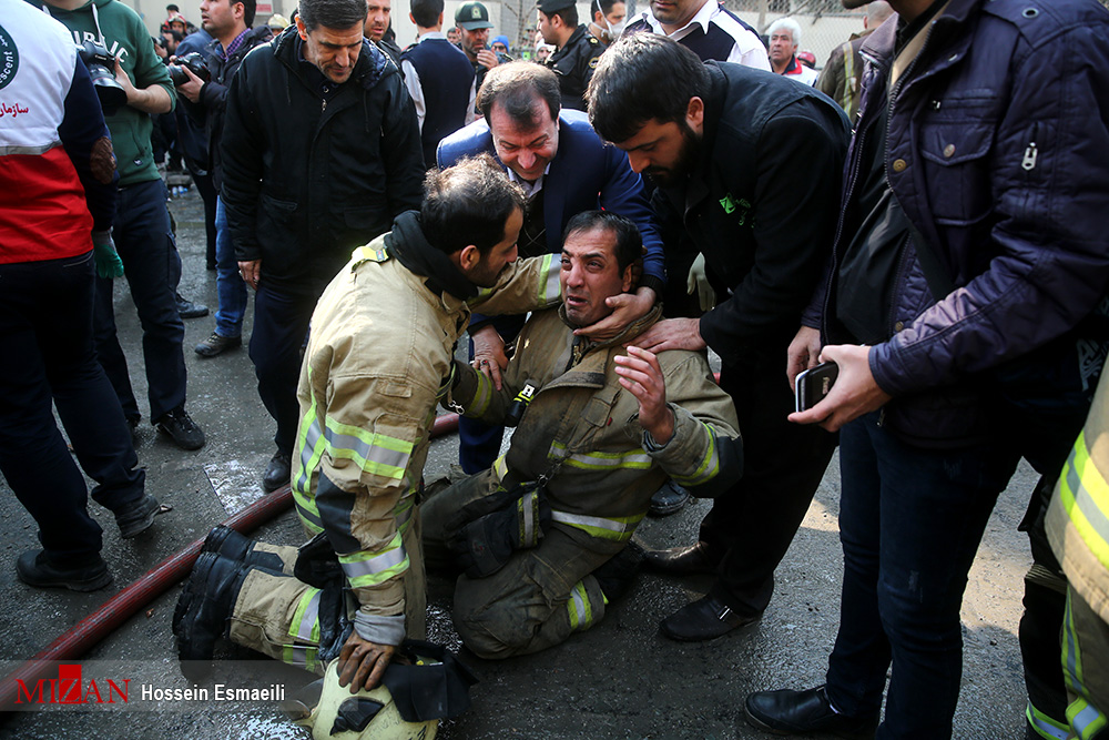 پیام وزیر بهداشت در پی حادثه آتش سوزی ساختمان پلاسکو