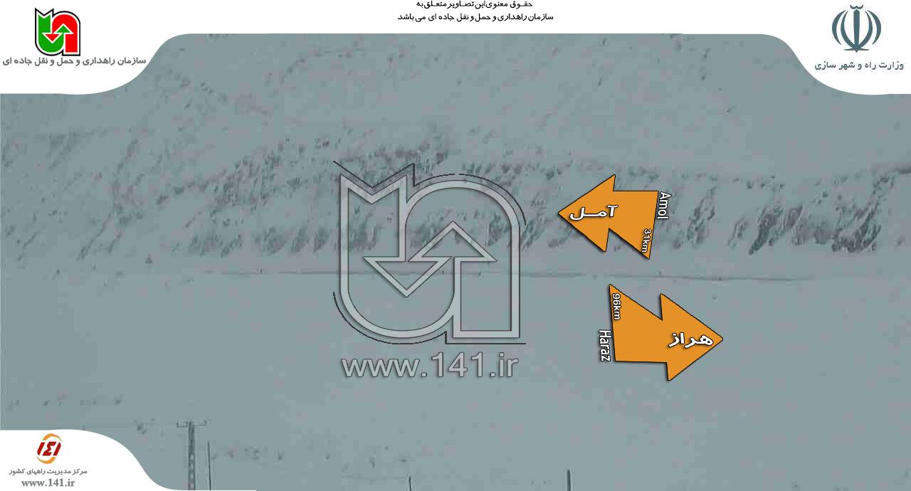 ترافیک سنگین در مسیر امامزاده هاشم/ حرکت کند خودرو