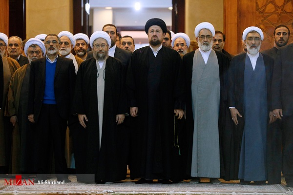تجدید میثاق رئیس قوه قضائیه و مسئولان عالی قضایی با آرمانهای امام خمینی (ره) تجدید میثاق رئیس قوه قضائیه و مسئولان عالی قضایی با آرمانهای امام خمینی (ره)
