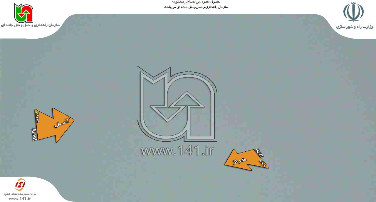 جاده هراز عرق در مه/51 کیلومتر میانگین سرعت خودروها جاده هراز عرق در مه/51 کیلومتر میانگین سرعت خودروها