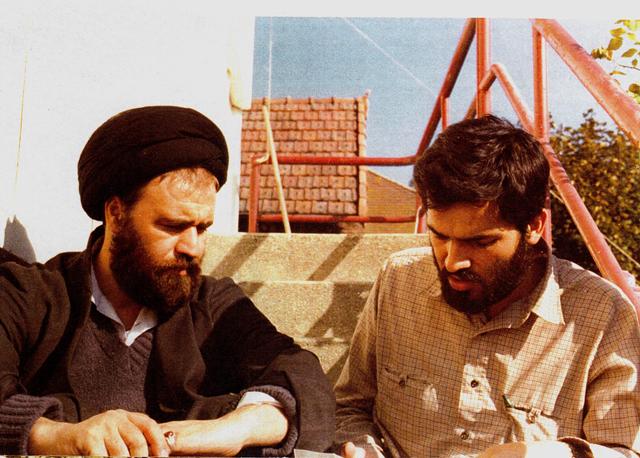محمد حسن قدیری ابیانه و سید احمد خمینی