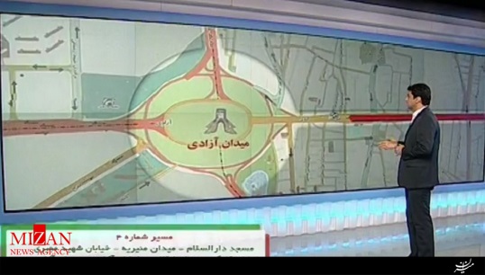 مسیرهای راهپیمایی 22 بهمن 95 در تهران + فیلم