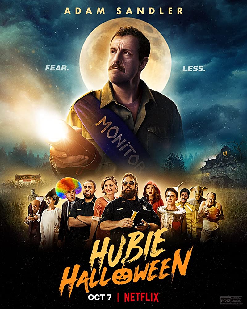 Steve Buscemi, Ray Liotta, Adam Sandler, Tim Meadows, Julie Bowen, Kevin James, Maya Rudolph, Kenan Thompson, Kelli Berglund, Karan Brar, and Noah Schnapp in Hubie Halloween (2020)