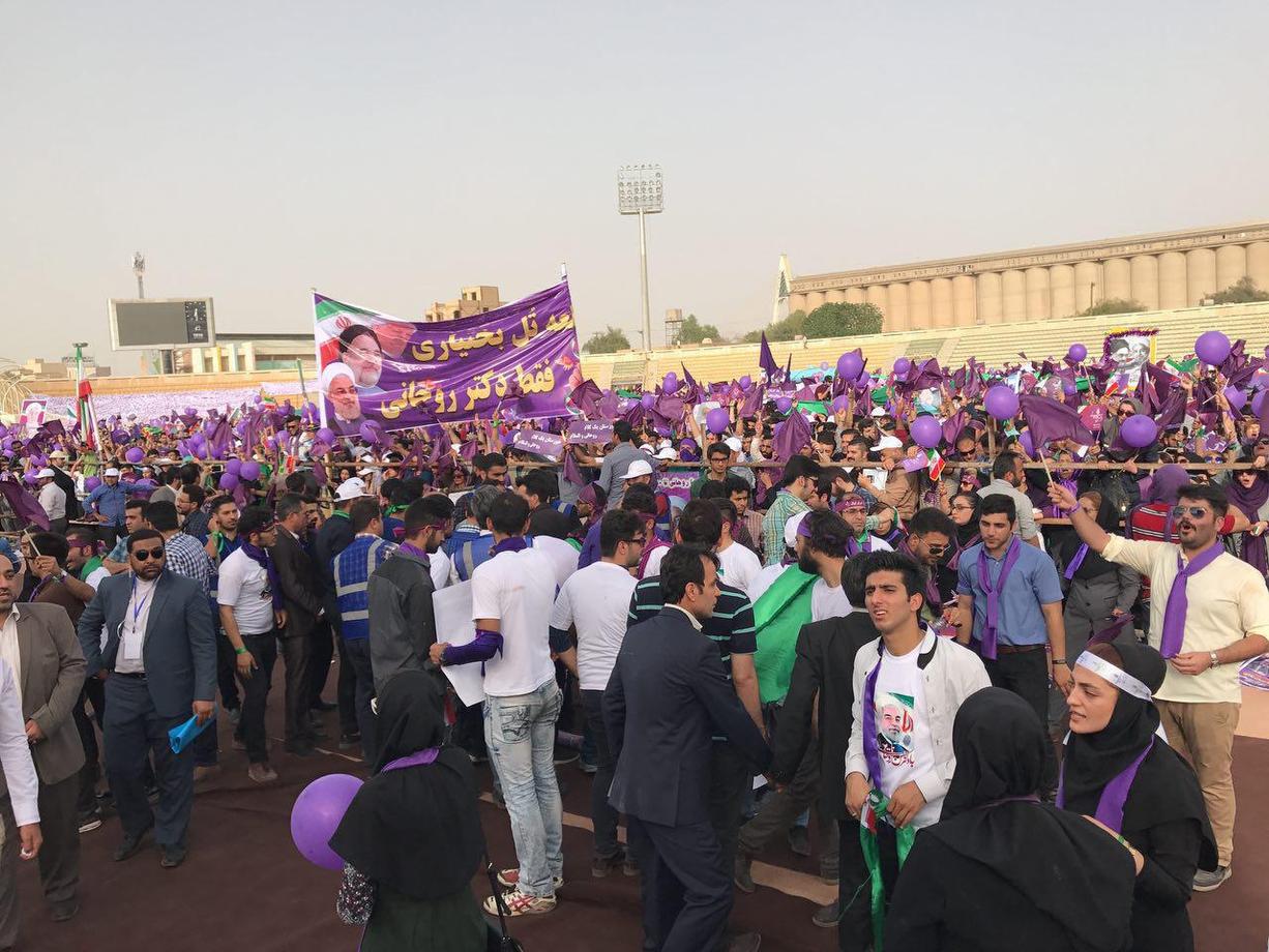 همایش انتخاباتی حجت الاسلام و المسلمین روحانی