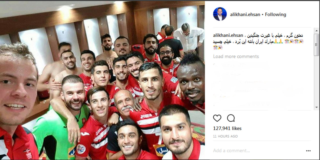 احسان علیخانی: خیلی باغیرت جنگیدید ....