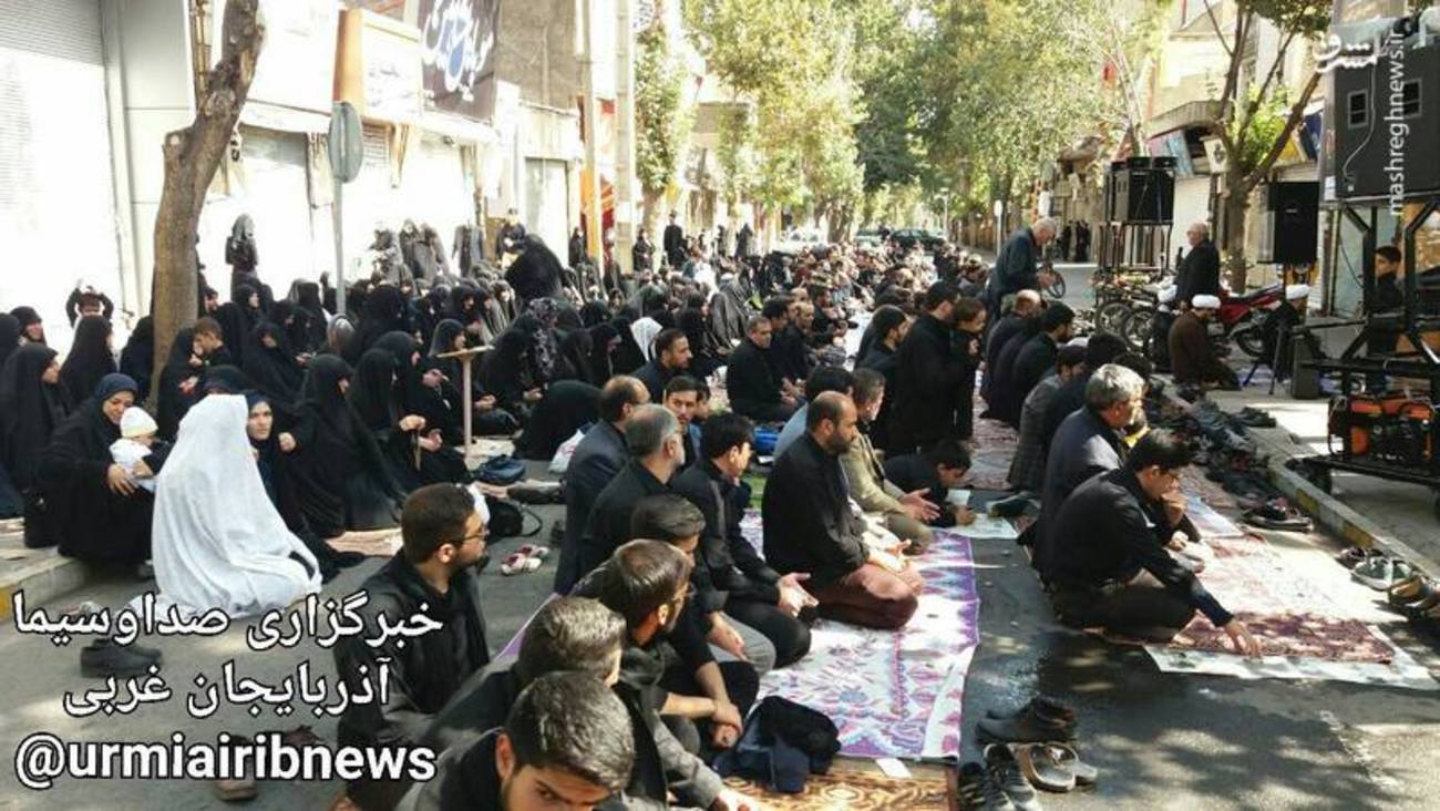 نماز ظهر عاشورا در خوی