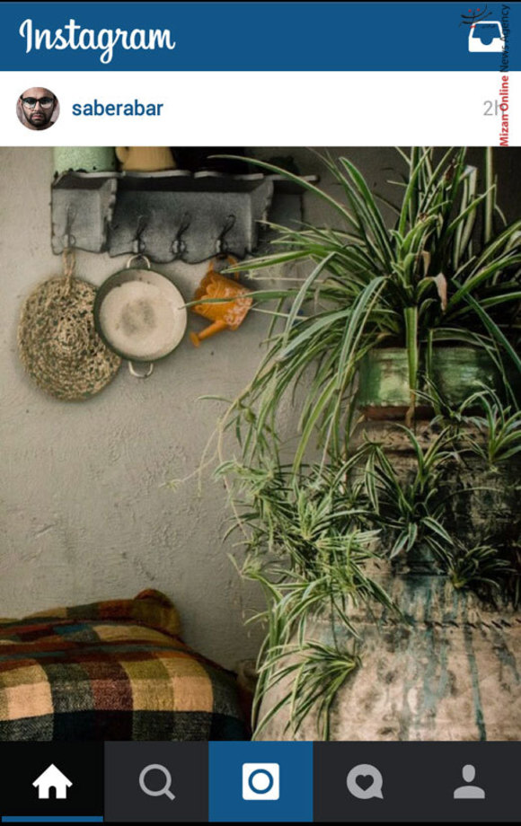 عکس خاطره انگیز از صابر ابر