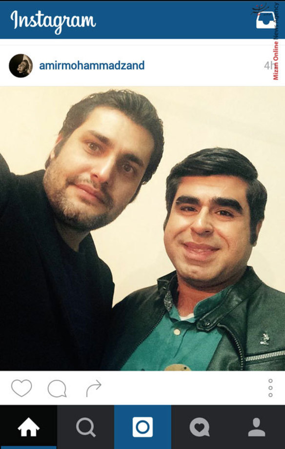 سلفی امیر محمد زند با امیر نوری