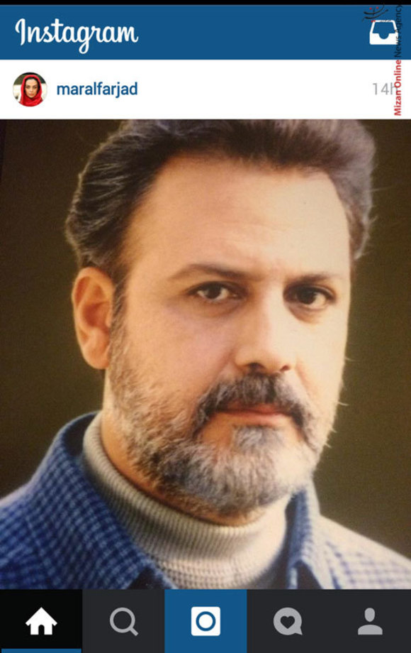 بازنشر عکس جلیل فرجاد توسط دخترش مونا فرجاد