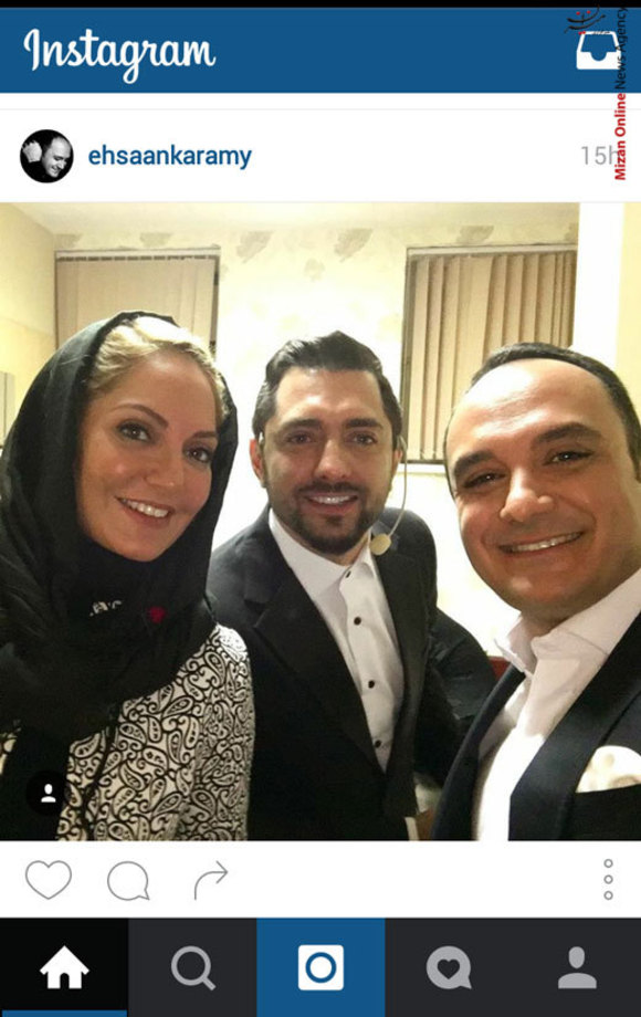 مجریان افتتاحیه بیست و چهارمین جشنواره فیلم فجر در پشت صحنه