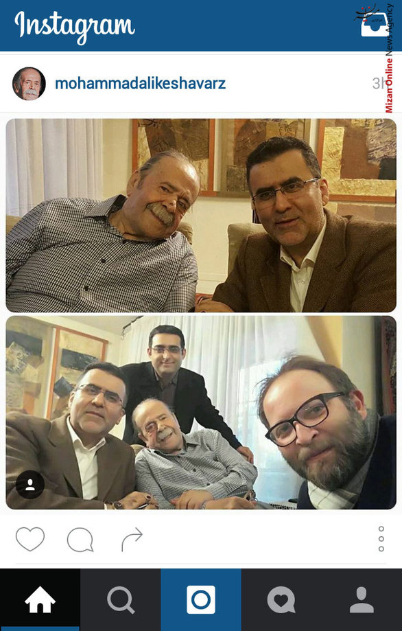 عیادت معاون سینمایی از پیشکسوت سینما
محمد علی کشاورز، پیشکسوت تئاتر، سینما و تلویزیون نیز در صفحه شخضی خود در اینستاگرام نوشت: دیروز آقای ایوبی به همراه آقای صادقی و عکاس هنرمند بابک برزویه به منزلم تشریف آوردن.
امیدوارم همگی در کارشون موفق باشن و بتونن به رشد و تعالی سینما و هنر این سرزمین هر چه بیشتر کمک کنن.
ضمنا مصاحبه ای با ویژه نامه همشهری برای جشنواره فجر انجام دادم که 5 شنبه این هفته منتشر میشه.
بینهایت سپاسگزام بابت اینهمه لطف و محبتی که به بنده دارین.دست تک تک شما عزیزانم رو به گرمی میفشارم و امیدوارم همتون تو همه مراحل زندگیتون موفق و پیروز و شاد و خوشبخت باشین.
ارادتمند و کوچک همه شما عزیزانم.