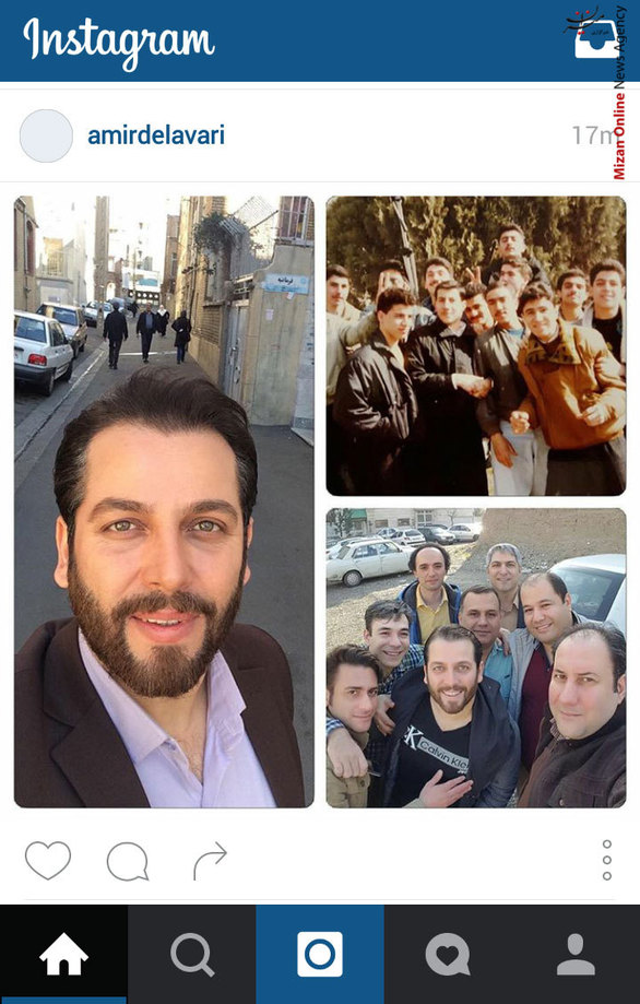 از گذشته تا امروز - امیر دلاوری در تازه ترین پست خود در اینستاگرام نوشت: امروز فيلمبرداريمون سر كوچه دبيرستانيه كه من تحصيل ميكردم، عكس سلفى مربوط به امروز سر كوچه مدرسمونه، دو تاعكس ديگه،
يكيش مال ٢٠ سال پيشه و اون يكى ٢ هفته پيش با تعدادى از همون بچه ها.
باورم نشد انقدر زود گذشته
ياد باد آن روزگاران ياد باد