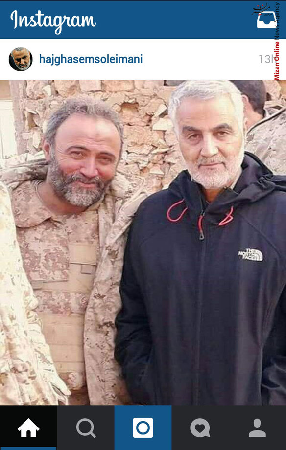 حاج قاسم سلیمانی چند روز پیش در حلب