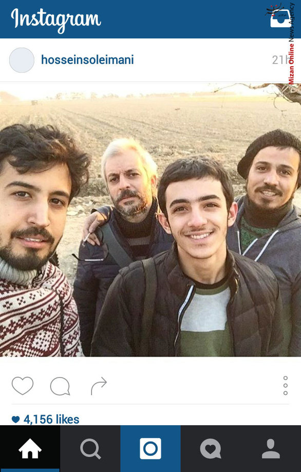 سلفی حسین سلیمانی، علی شادمان و مهرداد صدیقیان