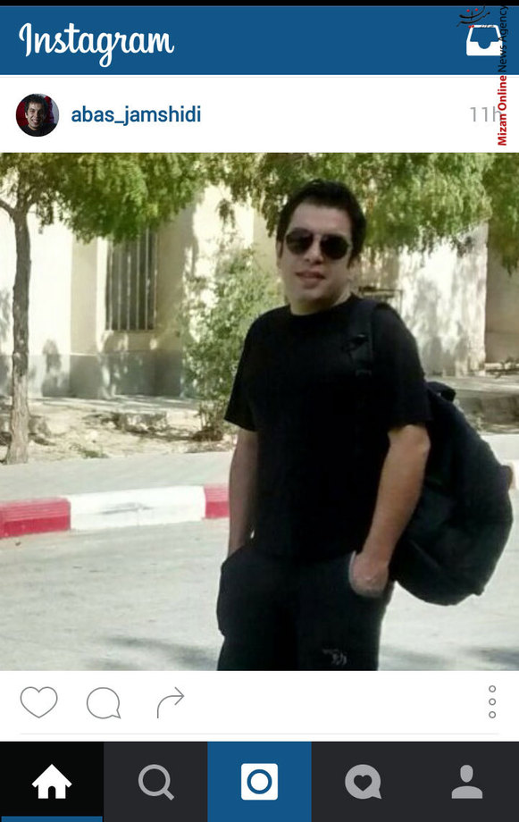 عکسی متفاوت از عباس جمشیدی