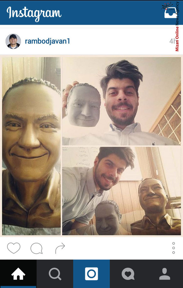 مجسمه های جالب رامبد جوان