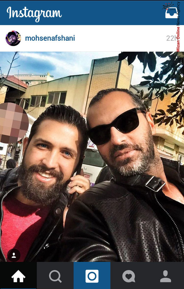 سلفی محسن افشانی و علیرام نورایی