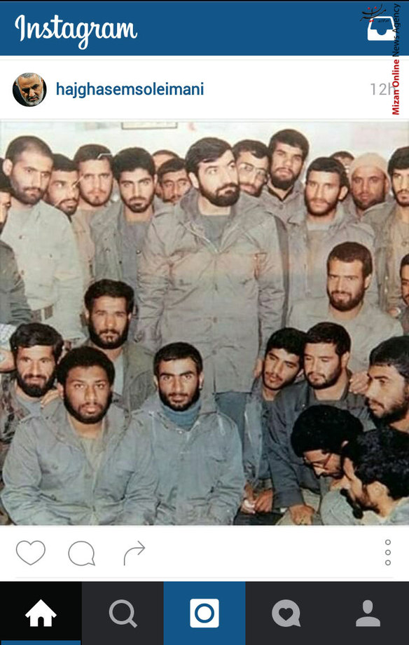 سردار سلیمانی و محسن رضایی در جمع یاران پرکشیده