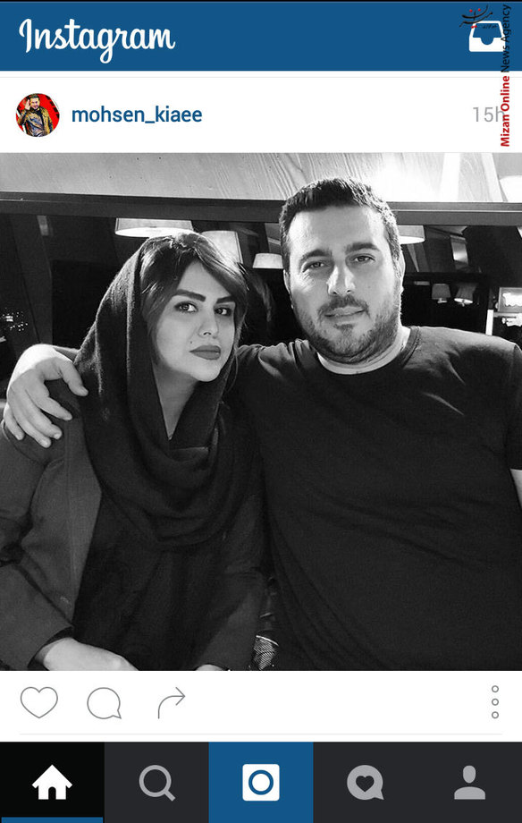 تقدیر محسن کیایی از همسرش - محسن کیایی در تازه ترین پست خود در اینستاگرام نوشت: «ممنون که کنارمی»