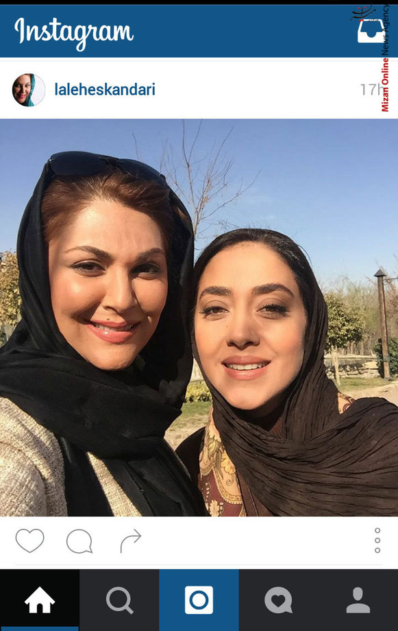 سلفی ستاره اسکندری و بهاره کیان افشار در آخرین روزهای بی رمق زمستان