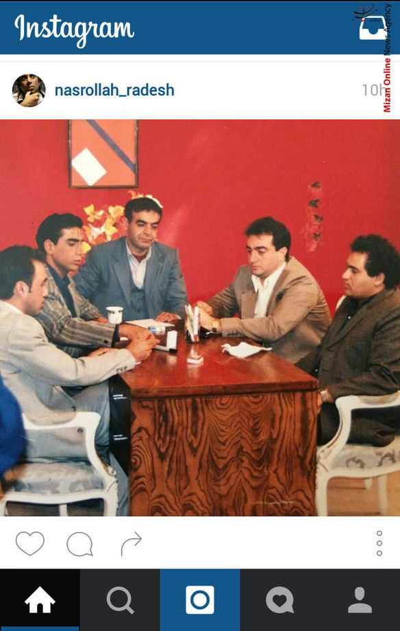 عکس نوستالژیک از بازیگران طنز - در تصویری که نصرالله رادش در صفحه شخصی خود در اینستاگرام منتشر کرده است چهره هایی نظیر نادر سلیمانی، حمید لولایی و رضا عطاران قابل مشاهده هستند.
