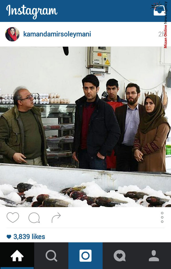 کمند امیر سلیمانی در پشت صحنه سريال «پريا» كه به زودى از شبكه سه پخش خواهد شد