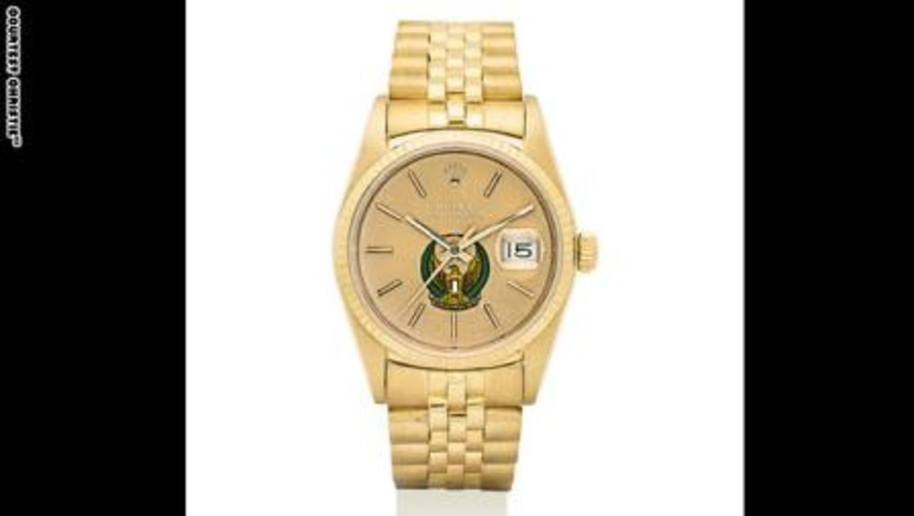  Rolex، این ساعت از طلای 18 عیار برای امارات ساخته شده که قیمت آن 10 تا 15 هزار دلار است. 