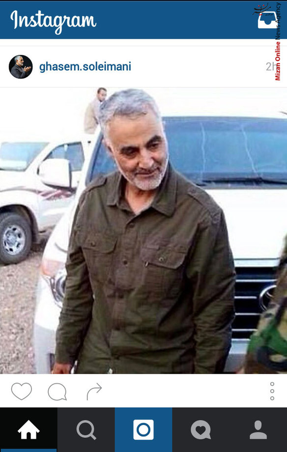 عکس دیده نشده از سردار سلیمانی