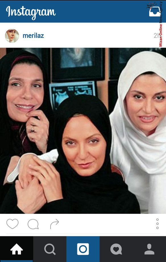 عکسی قدیمی از مریلا زارعی در کنار گوهر خیر اندیش و مهناز افشار