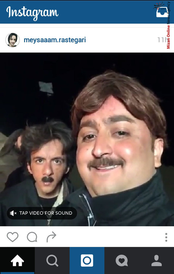 سلفی بهشاد مختاری و میثم رستگاری
