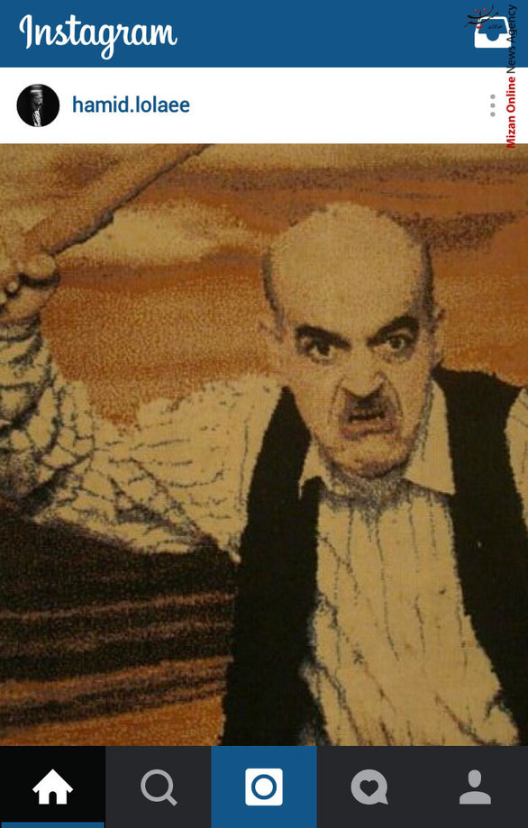عکس نوستالژی از حمید لولایی در نقش خشایار