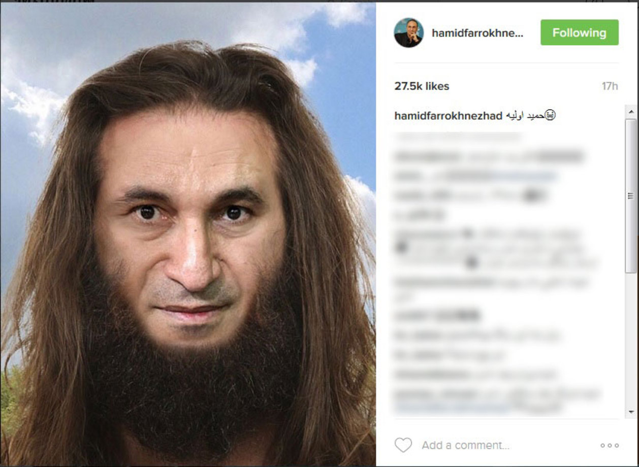 حمید فرخ نژاد در نقش انسان های اولیه