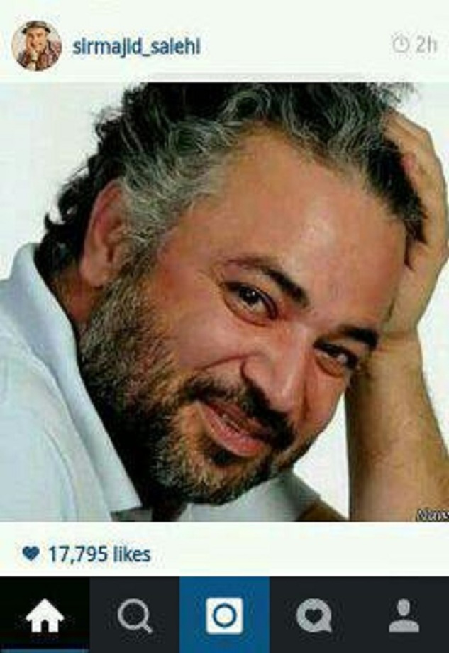 مجید صالحی : باز هم متاسفانه خبرى تلخ و ناگوارى ديگر  آقاى حسن جوهرچى عزيز هم متاسفانه صبح امروز... تسليت به خانواده داغدارشان و جامعه هنرى و مردم مهربان  سرزمينم 
روحش شاد و يادش تا ابد در دلها گرامى
