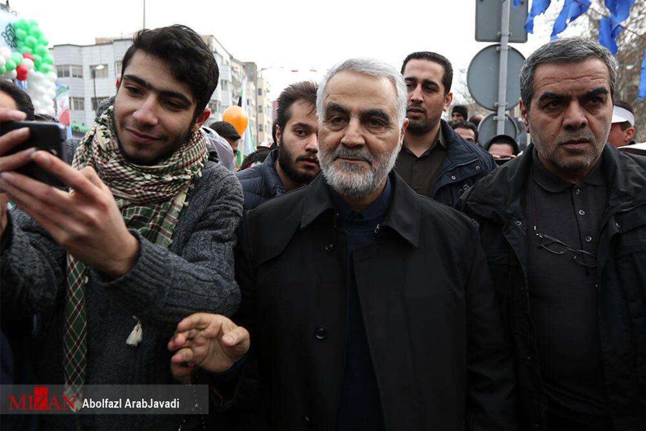 حاج قاسم سلیمانی فرمانده سپاه قدس