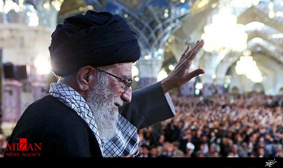 سخنرانی رهبر انقلاب در حرم مطهر رضوی