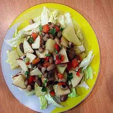 تا بحال سالادی با طعم سیب خورده اید؟!