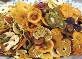 طرز تهیه میوه خشک در منزل