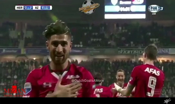گل استثنایی لوژیونر ایرانی تیم آلکمار هلند به تیم هراکلس گل استثنایی لوژیونر ایرانی تیم آلکمار هلند به تیم هراکلس