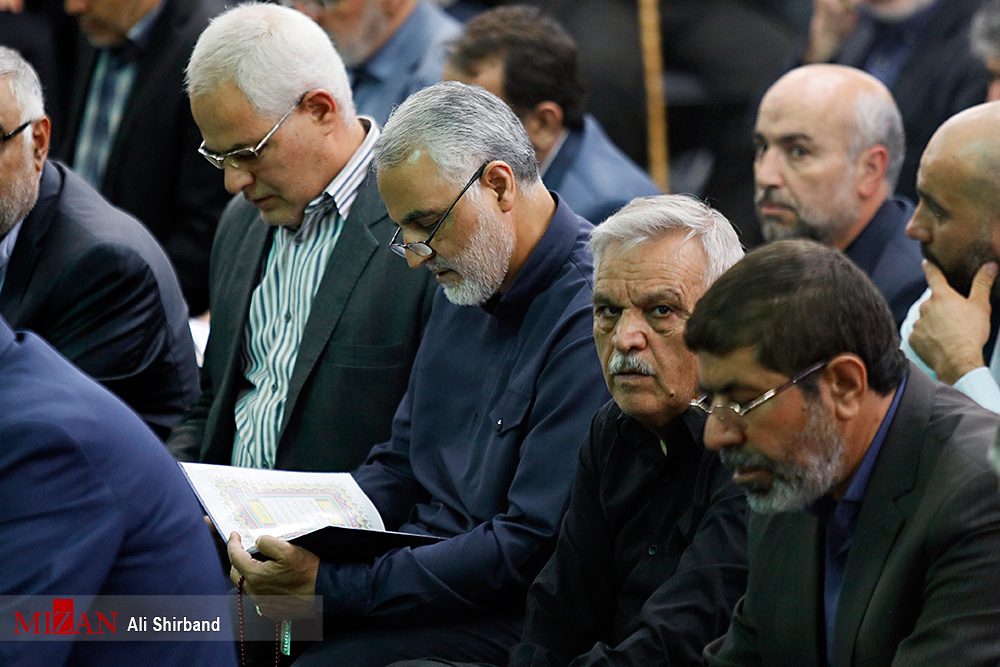 حضور سردار سلیمانی در بزرگداشت سردار دانشیار+عکس