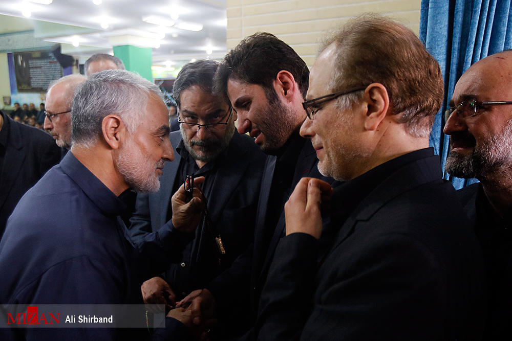 حضور سردار سلیمانی در بزرگداشت سردار دانشیار+عکس