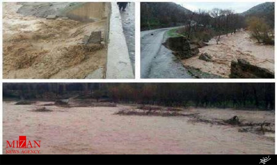 تصاویری‌دلخراش از سیل روستای عجب‌شیر 