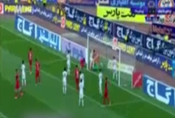 گل اول پرسپولیس به پدیده + فیلم