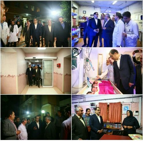 وزیر بهداشت از بیمارستانهای شهید اکبرآبادی و شهید محمد حسین فهمیده در تهران بازدید کرد وزیر بهداشت از بیمارستانهای شهید اکبرآبادی و شهید محمد حسین فهمیده در تهران بازدید کرد