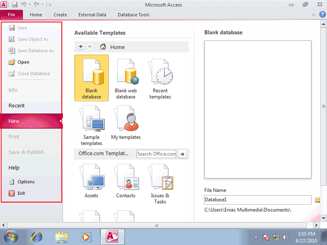 آموزش Access 2010 / مقدماتی/ بخش اول آموزش Access 2010 / مقدماتی/ بخش اول
