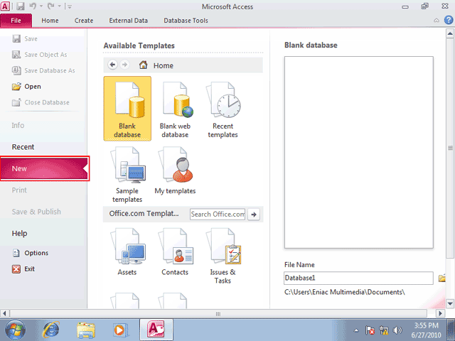 آموزش Access 2010 / مقدماتی/ بخش اول آموزش Access 2010 / مقدماتی/ بخش اول