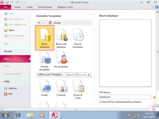 آموزش Access 2010 / مقدماتی/ بخش اول آموزش Access 2010 / مقدماتی/ بخش اول