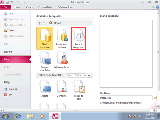 آموزش Access 2010 / مقدماتی/ بخش اول آموزش Access 2010 / مقدماتی/ بخش اول