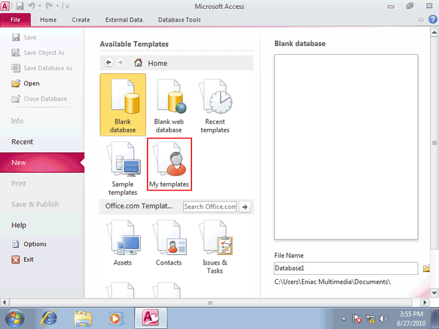 آموزش Access 2010 / مقدماتی/ بخش اول آموزش Access 2010 / مقدماتی/ بخش اول